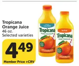 Vons Tropicana Orange Juice offer