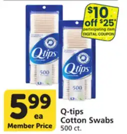 Vons Q-tips Cotton Swabs offer