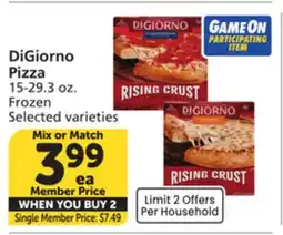 Vons DiGiorno Pizza offer