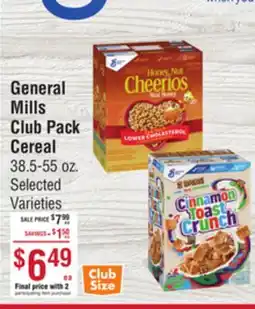 Smart & Final General Mills Club Pack Cereal offer