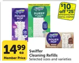 Vons Swiffer Cleaning Refills offer