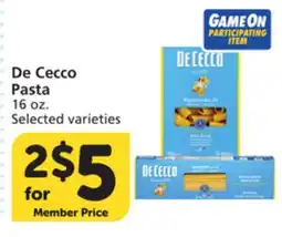 Vons De Cecco Pasta offer