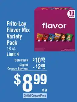 Smart & Final Frito-Lay Flavor Mix Variety Pack offer