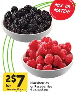 Vons Blackberries or Raspberries offer