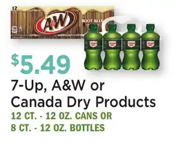 Heinen's 7-Up, A&W or Canada Dry Products offer