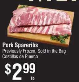 Smart & Final Pork Spareribs offer