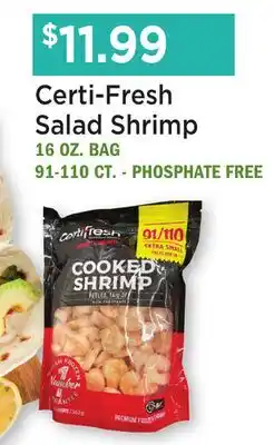Heinen's Certi-Fresh Salad Shrimp offer