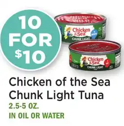 Heinen's Chicken of the Sea Chunk Light Tuna offer