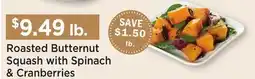 Heinen's Roasted Butternut Squash with Spinach & Cranberries offer