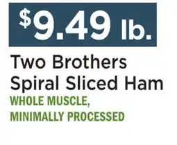 Heinen's Two Brothers Spiral Sliced Ham offer