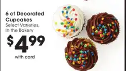 Mariano's 6 ct Decorated Cupcakes offer