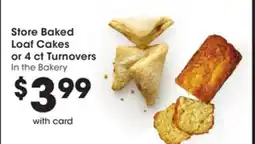Mariano's Store Baked Loaf Cakes or 4 ct Turnovers offer