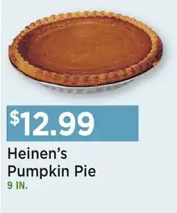 Heinen's Heinen's Pumpkin Pie offer