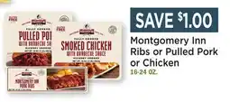Heinen's Montgomery Inn Ribs or Pulled Pork or Chicken offer