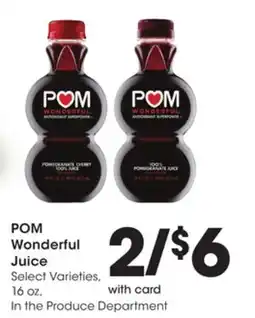 Mariano's POM Wonderful Juice offer