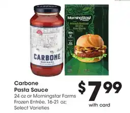 Mariano's Carbone Pasta Sauce offer
