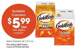 Mariano's Goldfish Crackers offer