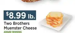 Heinen's Two Brothers Muenster Cheese offer