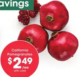 Mariano's California Pomegranates offer