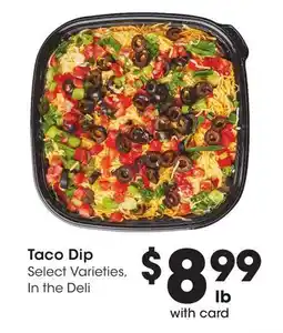 Mariano's Taco Dip offer
