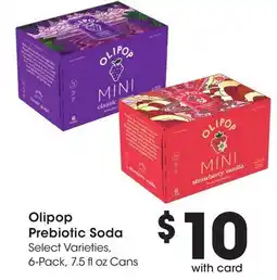 Mariano's Olipop Prebiotic Soda offer