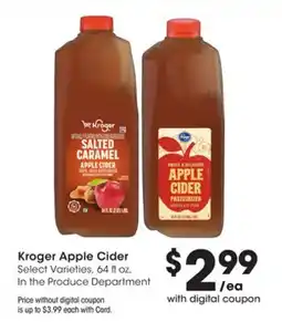 Mariano's Kroger Apple Cider offer