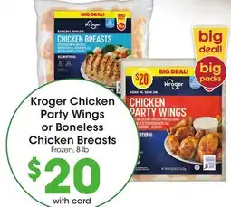 Mariano's Kroger Chicken Party Wings or Boneless Chicken Breasts offer