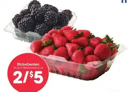 Food 4 Less Strawberries 16 oz or Blackberries offer