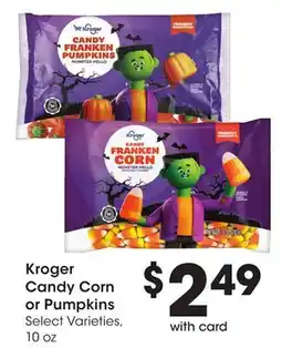 Mariano's Kroger Candy Corn or Pumpkins offer