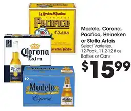 Food 4 Less Modelo, Corona, Pacifico, Heineken or Stella Artois offer