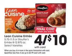 Mariano's Lean Cuisine Entrée offer
