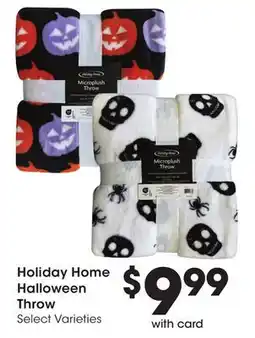 Mariano's Holiday Home Halloween Throw offer