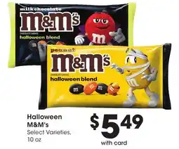 Mariano's Halloween M&M's offer