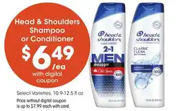Mariano's Head & Shoulders Shampoo or Conditioner offer