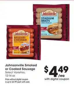 Mariano's Johnsonville Smoked or Cooked Sausage offer
