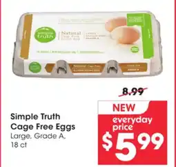 Mariano's Simple Truth Cage Free Eggs offer