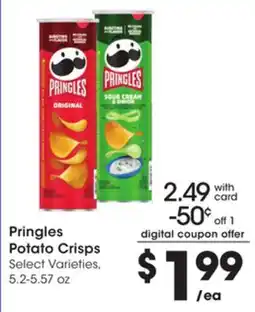 Mariano's Pringles Potato Crisps offer