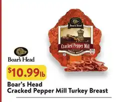 Fresh Thyme Boar's Head Cracked Pepper Mill Turkey Breast offer