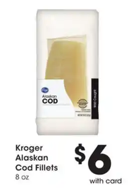 Mariano's Kroger Alaskan Cod Fillets offer