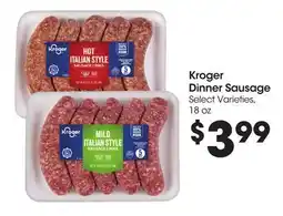 Food 4 Less Kroger Dinner Sausage offer
