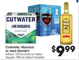 Food 4 Less Cutwater, Monaco or Jack Daniel's offer