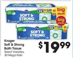 Food 4 Less Kroger Soft & Strong Bath Tissue offer