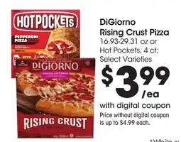 Food 4 Less DiGiorno Rising Crust Pizza offer