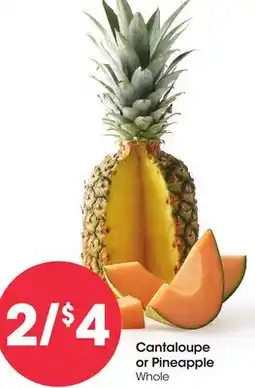 Food 4 Less Cantaloupe or Pineapple offer