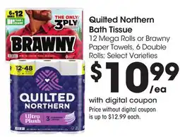 Food 4 Less Quilted Northern Bath Tissue offer