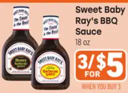 Tony’s Fresh Market Sweet Baby Ray's BBQ Sauce offer