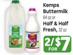 Tony’s Fresh Market Kemps Buttermilk or Half & Half Fresh offer