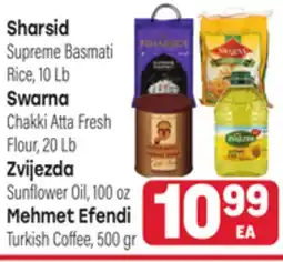 Tony’s Fresh Market Sharsid or Swarna Atta or Zvijezda or Mehmet Efendi Turkish Coffee offer