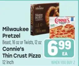 Tony’s Fresh Market Milwaukee Pretzel or Connie's Thin Crust Pizza offer