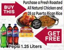 Tony’s Fresh Market Purchase a Fresh Roasted All Natural Chicken and 28 oz Puerto Rican Rice offer